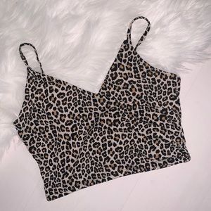 Cheetah crop top